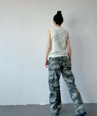 Snow Camouflaged Pants #250406